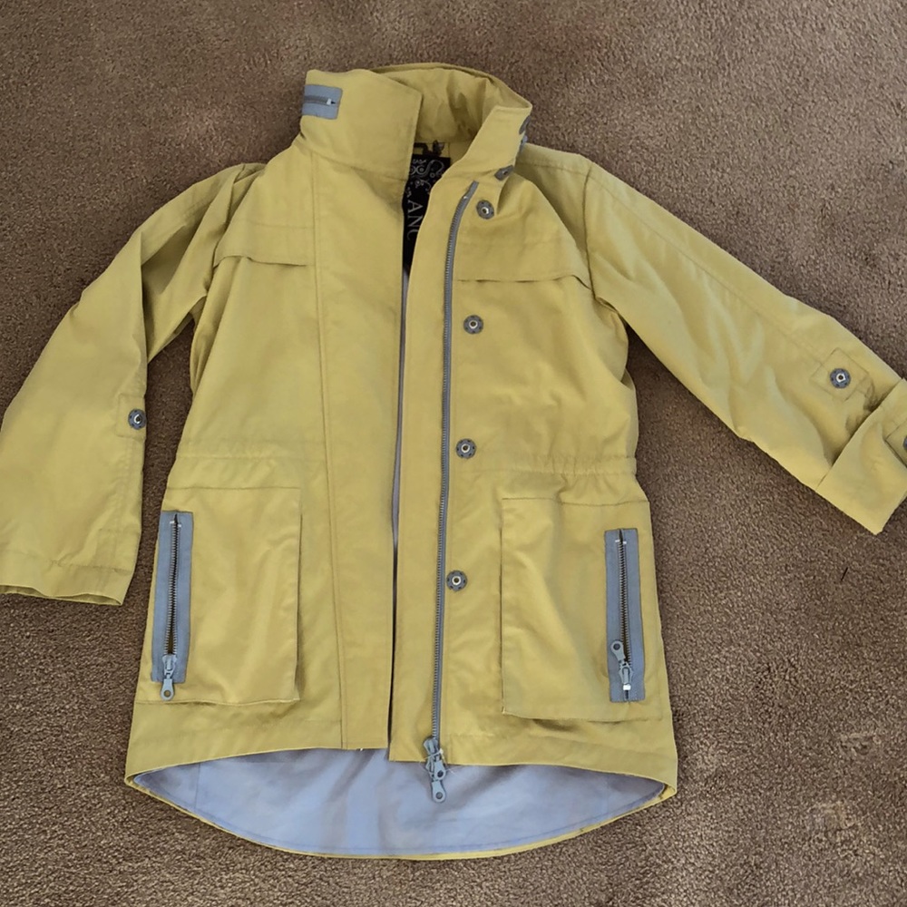 Anorak Rain Jacket Soft Yellow